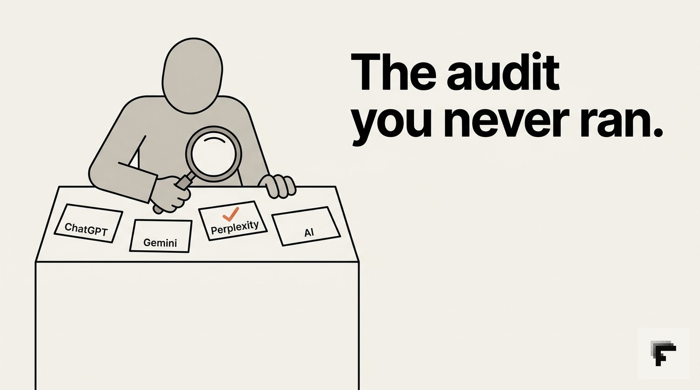 The audit you never ran — cover image for: How to audit brand mentions on ChatGPT, Gemini, and Perplexity