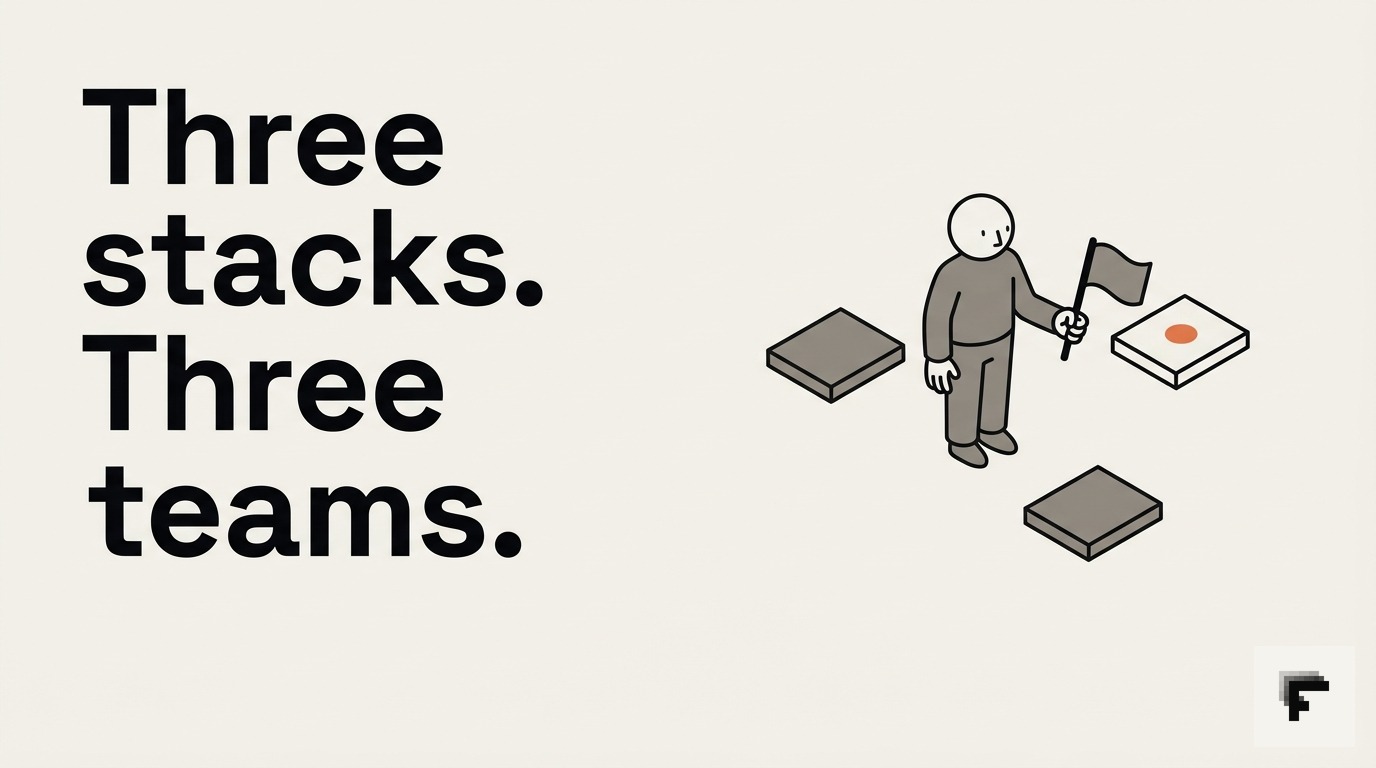 Three stacks. Three teams — cover image for: Lindy, Agentforce, n8n: which agentic stack fits which business